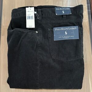 Polo Ralph Lauren Black Corduroy Pants (38w x 34L)